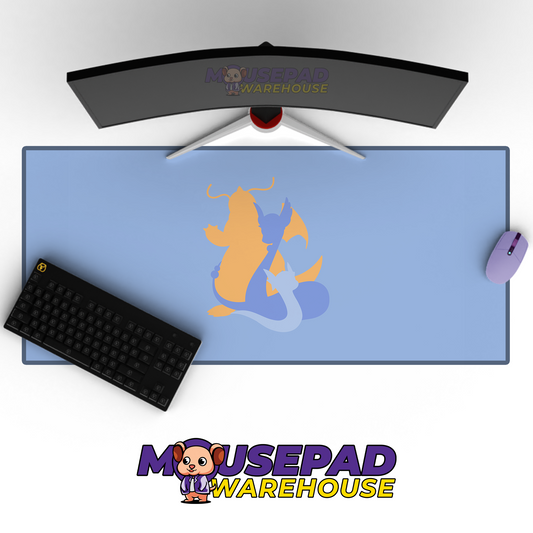 Dragonite, Dragonair, Dratini Pokemon TV Show Mousepad 961213 MousepadWarehouse.com