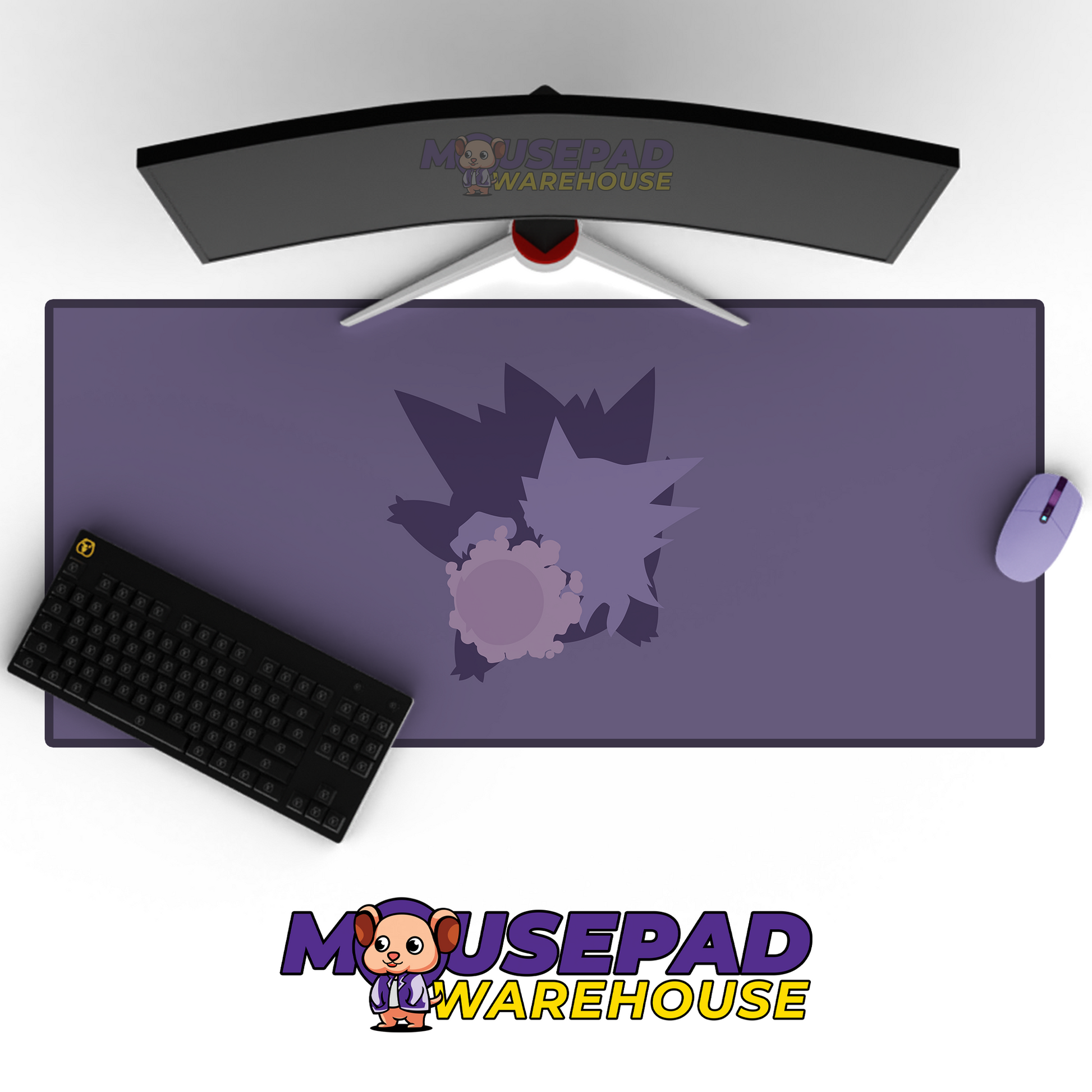 Gengar, Haunter, Gastly Pokemon TV Show Mousepad 961255 MousepadWarehouse.com