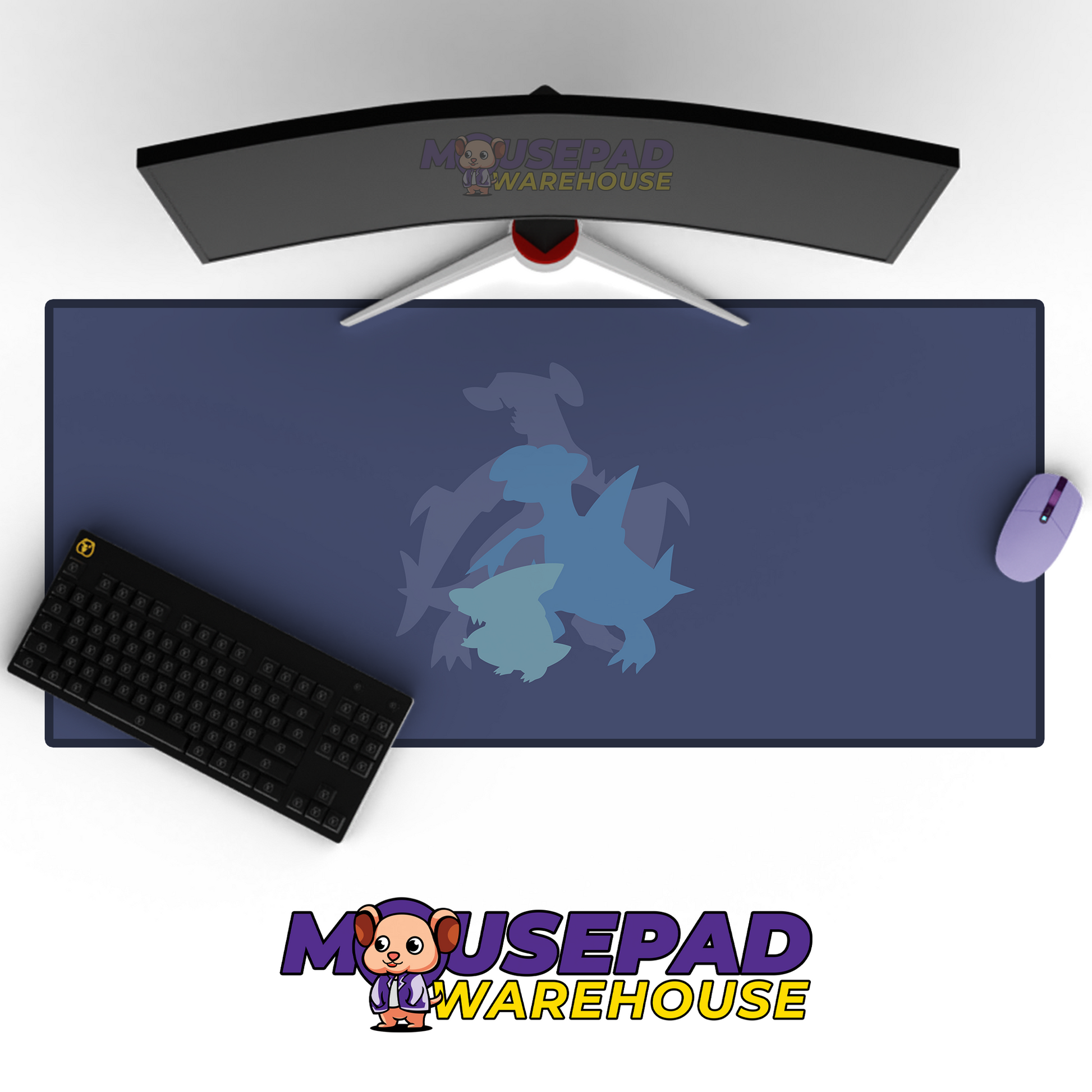 Garchomp, Gabite, Gible Pokemon TV Show Mousepad 961256 MousepadWarehouse.com