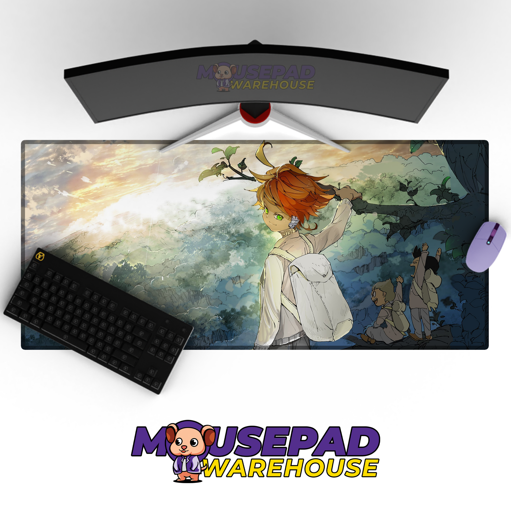 The Promised Neverland Anime Mousepad 971571 MousepadWarehouse.com