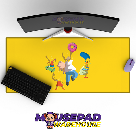 The Simpsons TV Show Mousepad 972943 MousepadWarehouse.com