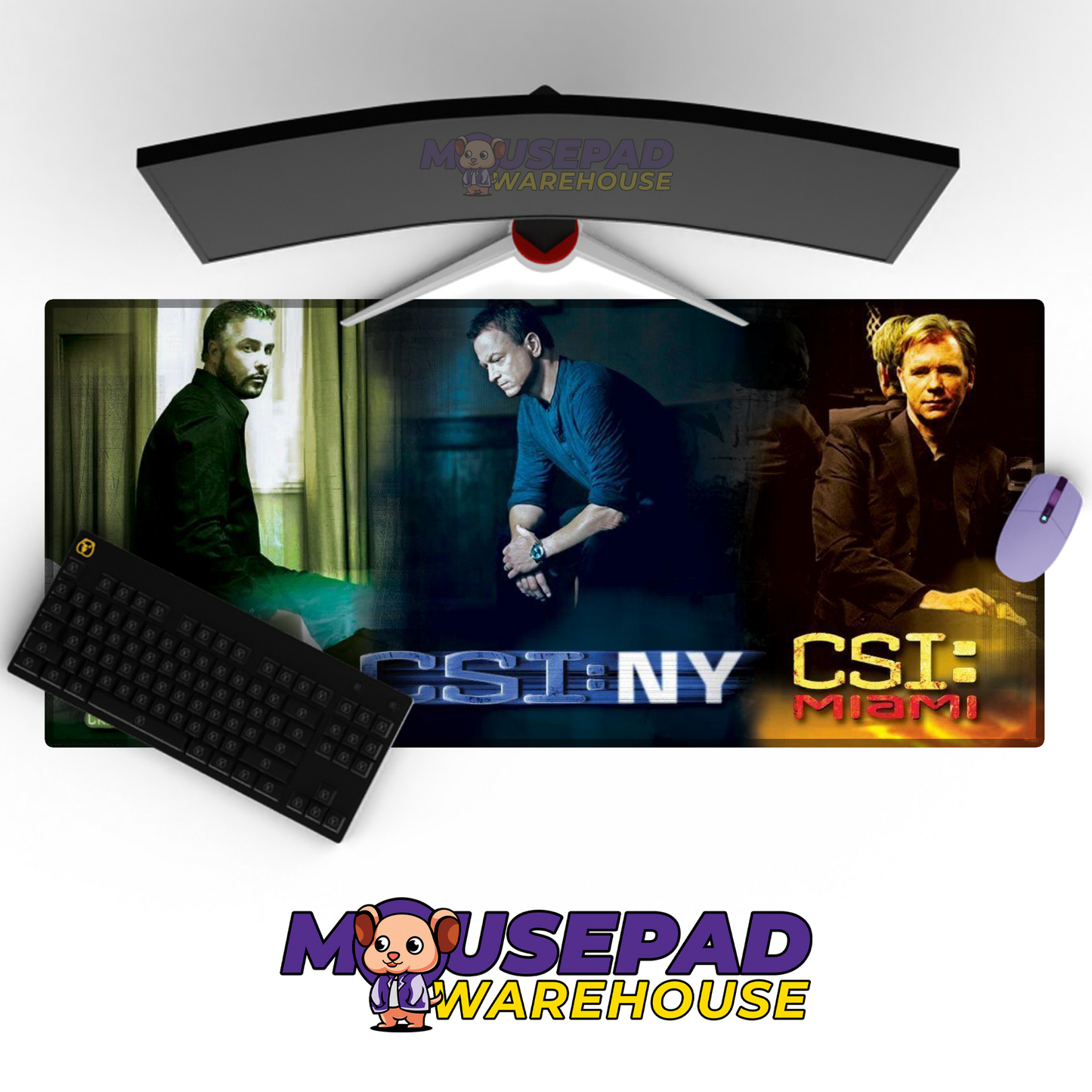 CSI Crime Scene Investigation Mousepad 9784 MousepadWarehouse.com