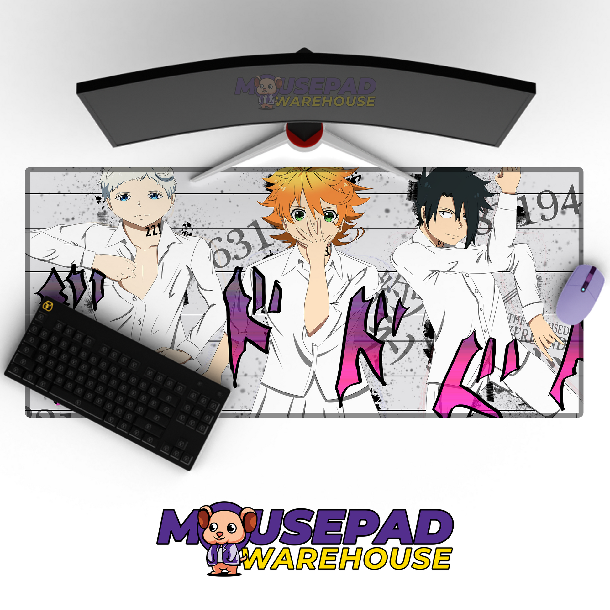 The Promised Neverland Anime Mousepad 984028 MousepadWarehouse.com