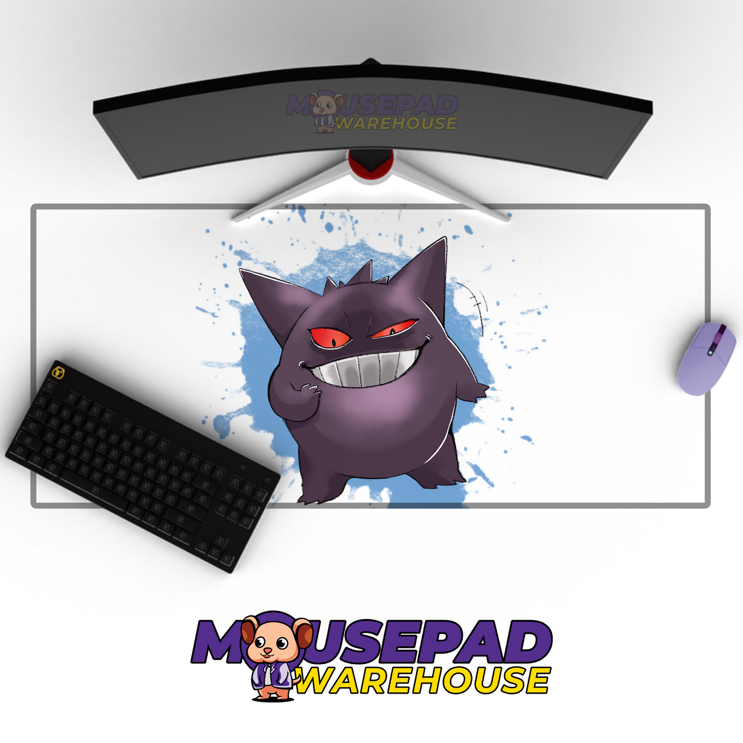 Gengar Pokemon TV Show Mousepad 989484 MousepadWarehouse.com