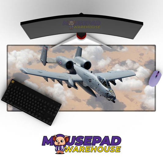 A-10 Warthog V14 Mousepad Deskmat Mockup
