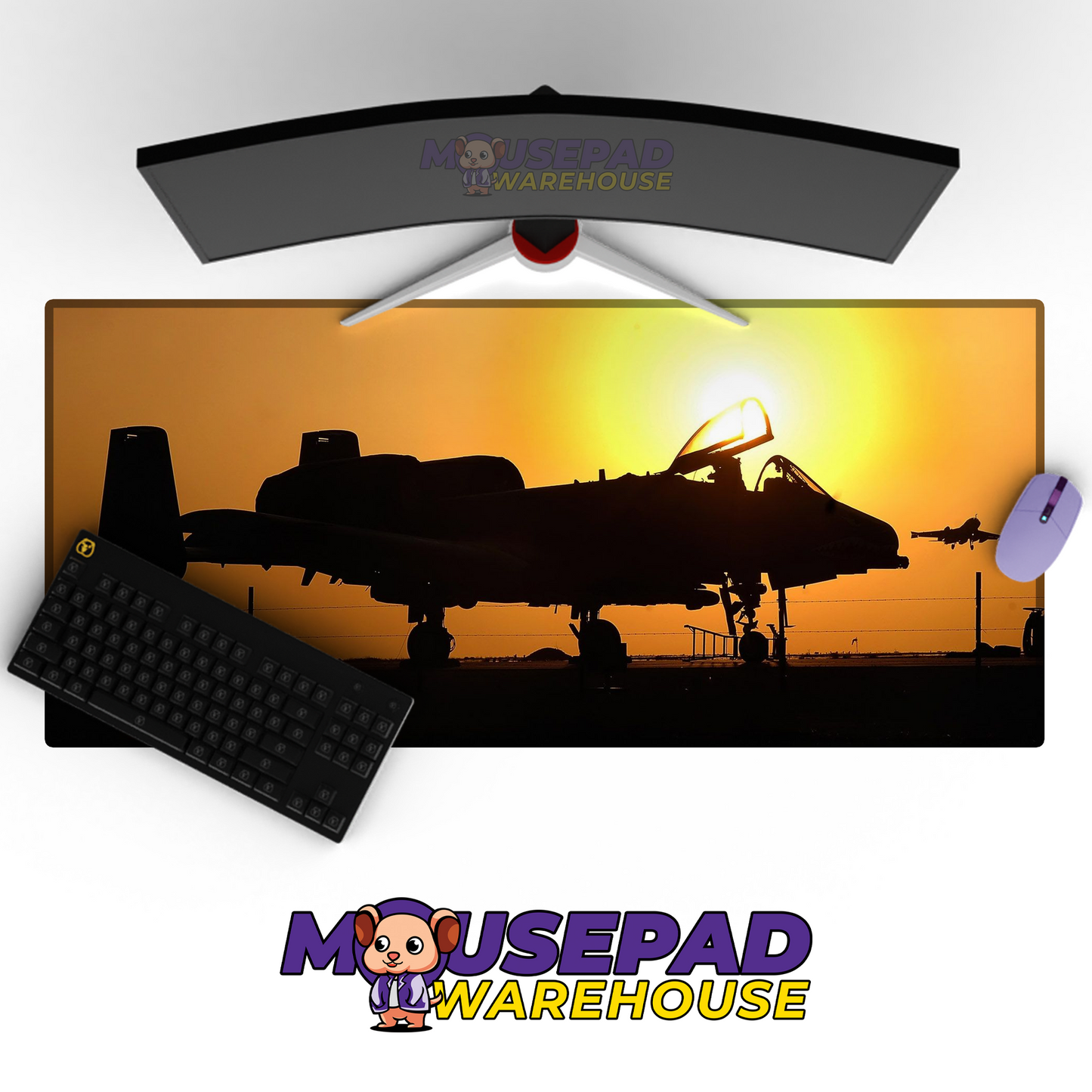 A-10 Warthog V4 Mousepad Deskmat Mockup