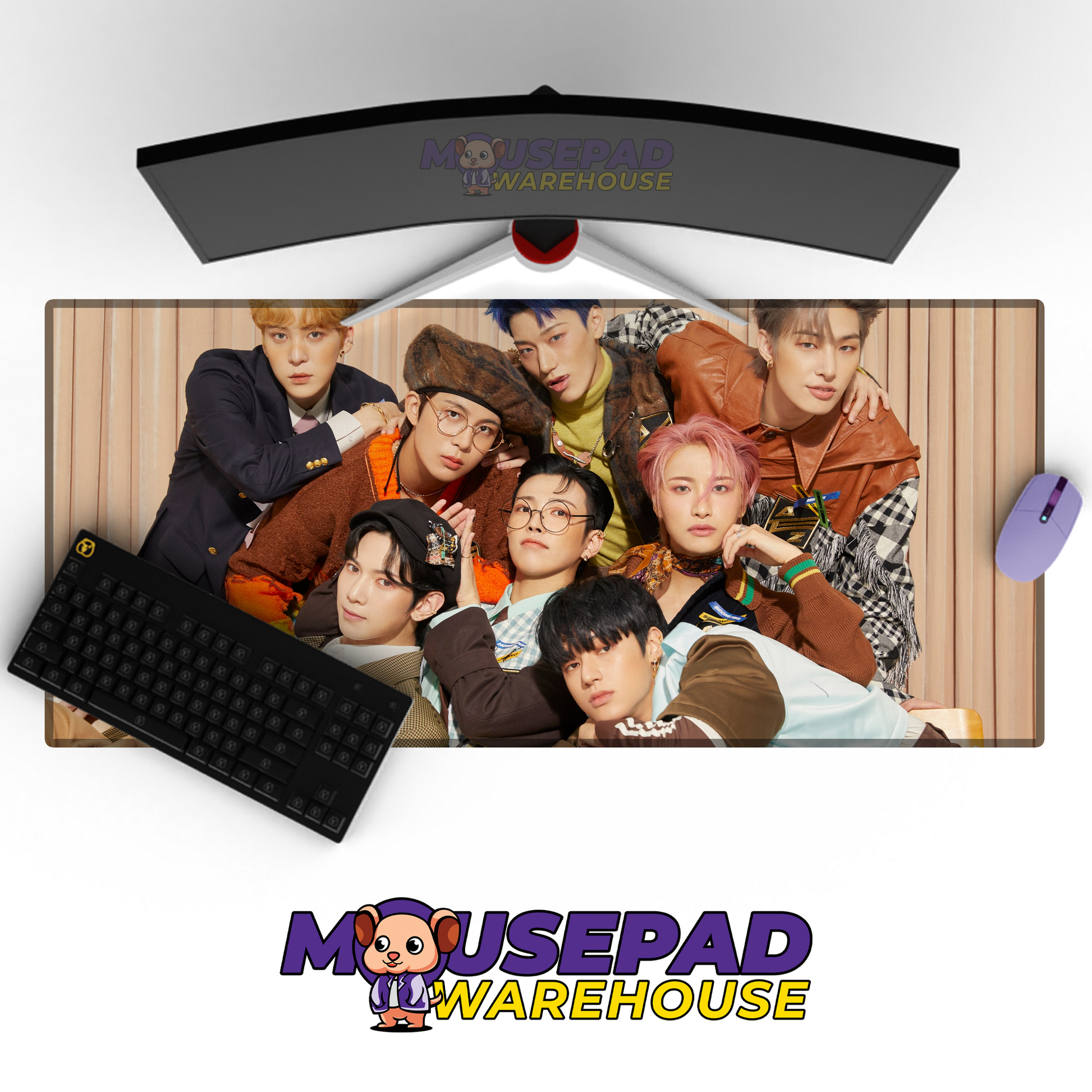 ATEEZ V11 Mousepad Mockup