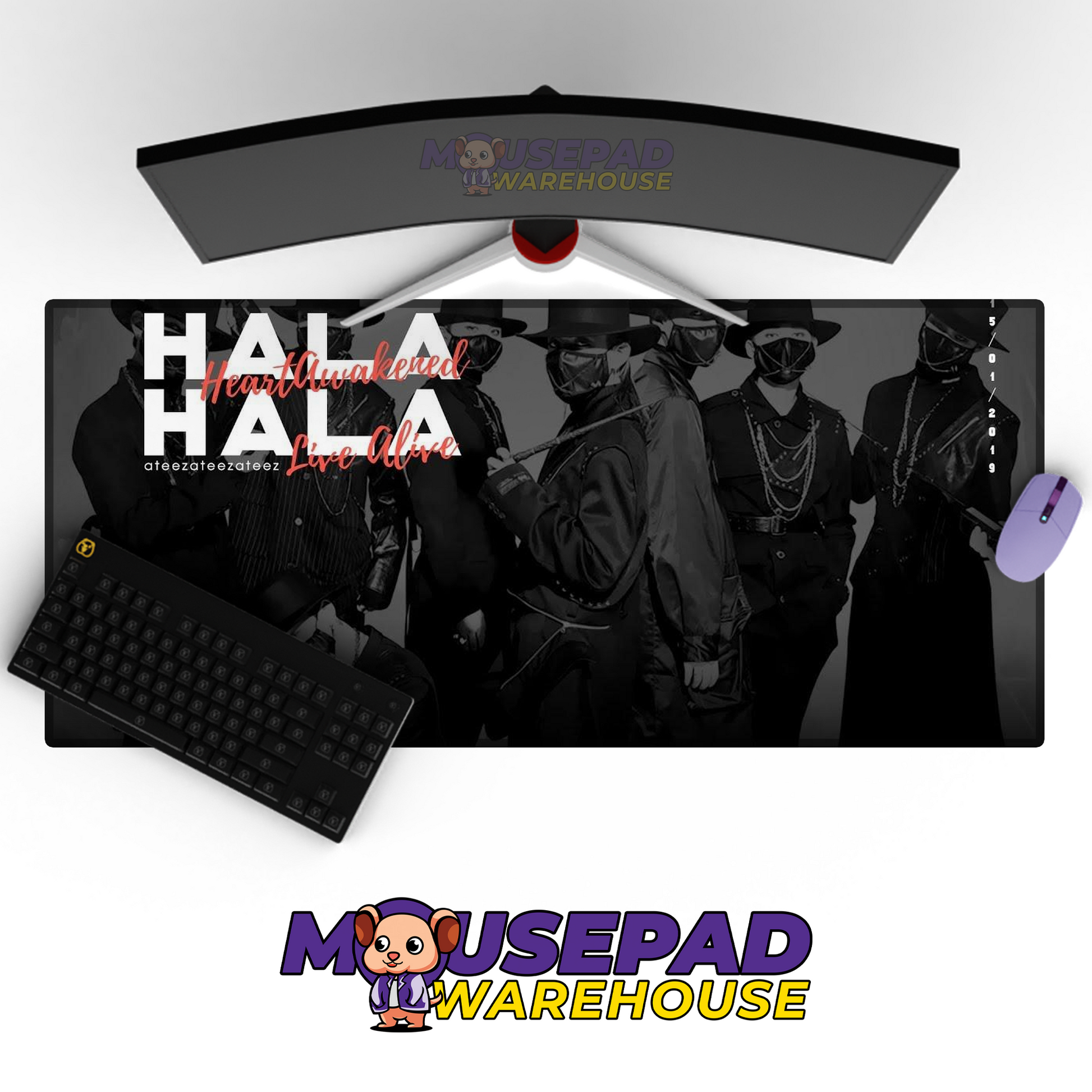 ATEEZ V14 Mousepad Mockup