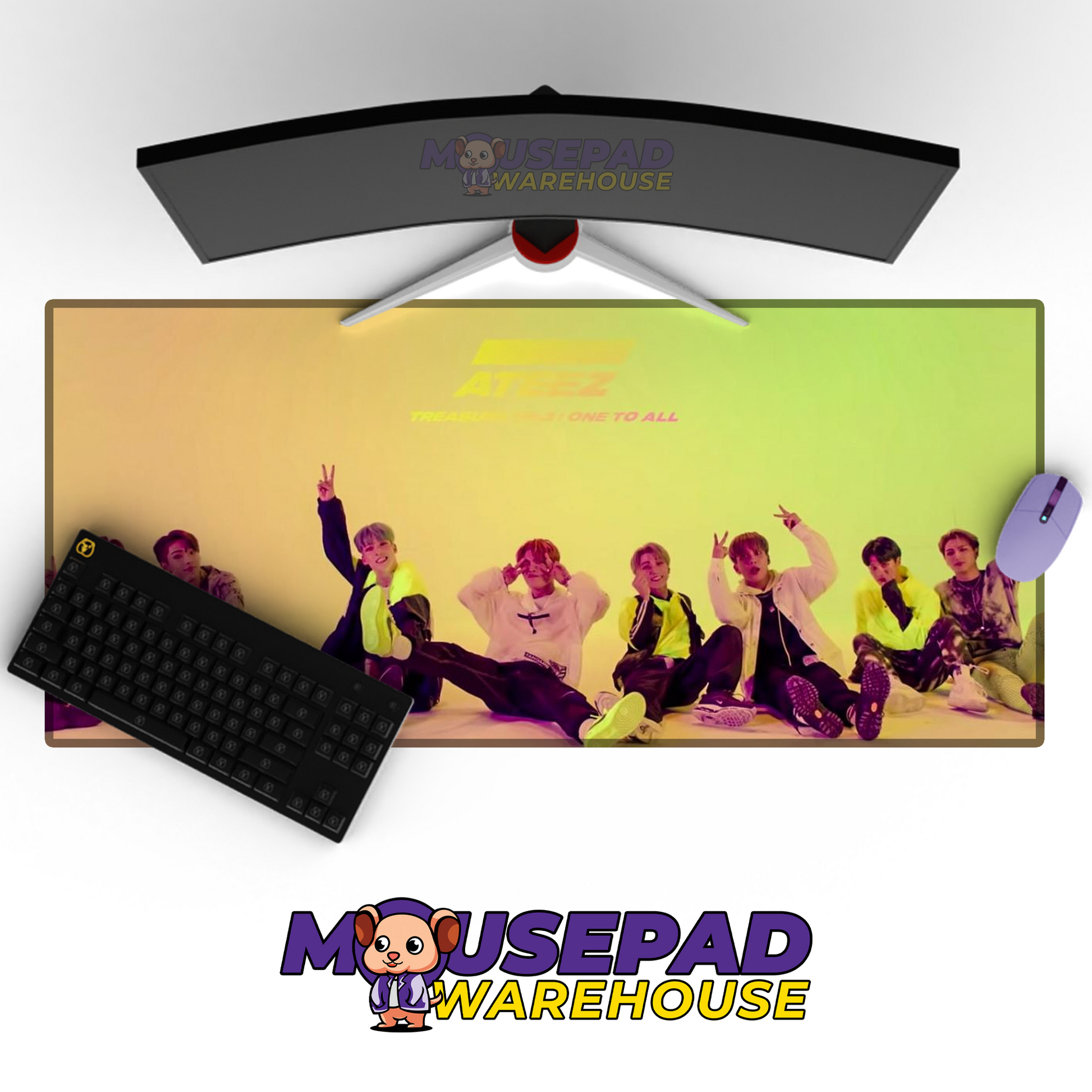 ATEEZ V17 Mousepad Mockup