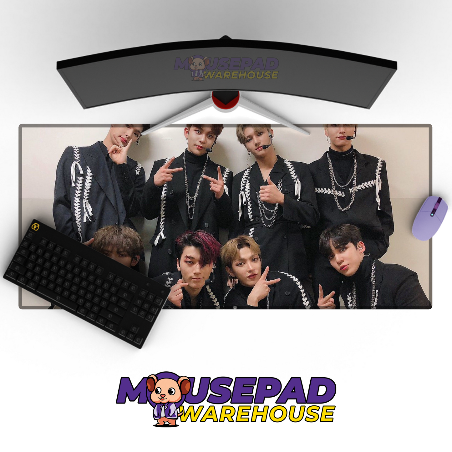 ATEEZ V1 Mousepad Mockup
