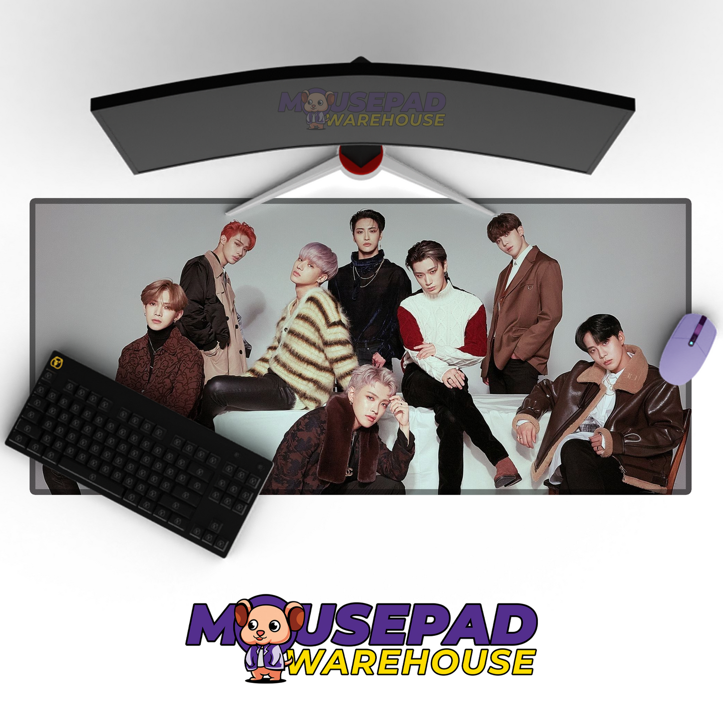 ATEEZ V21 Mousepad Mockup