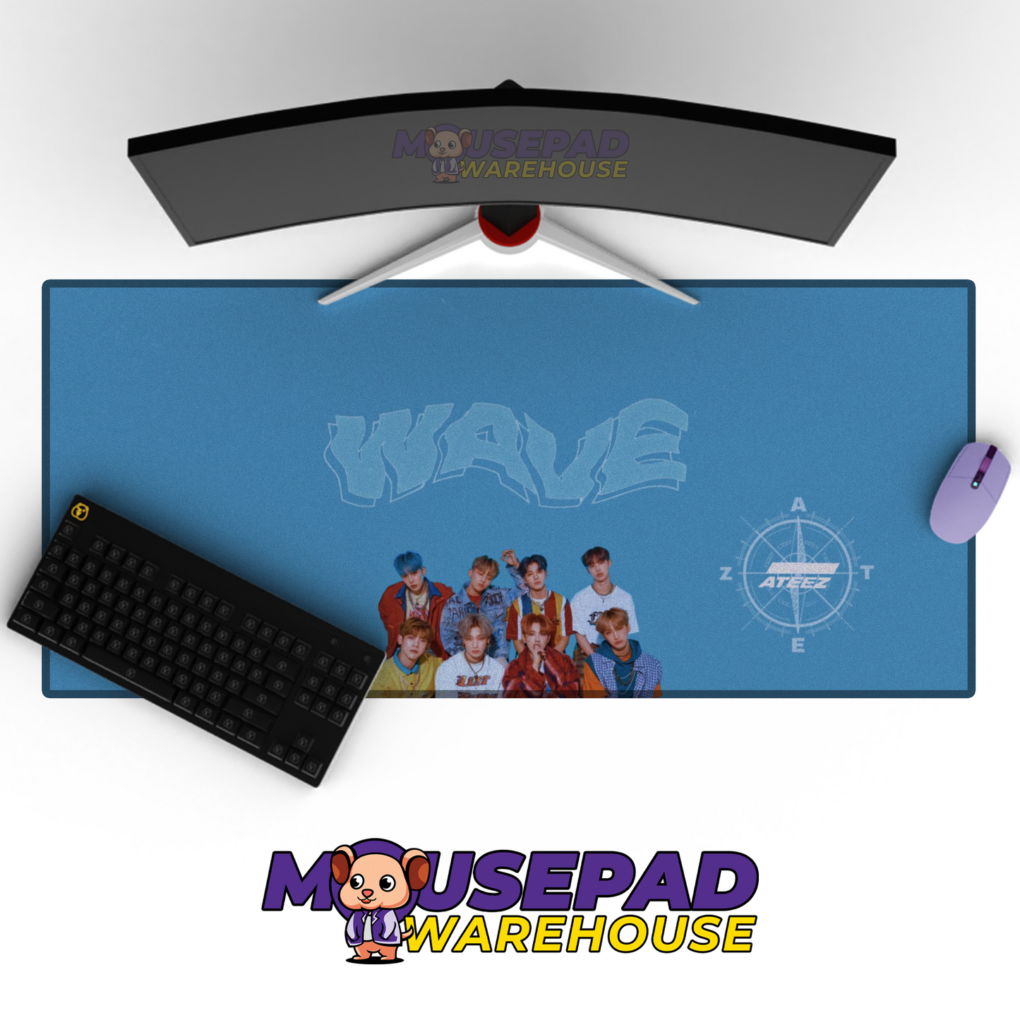 ATEEZ V3 Mousepad Mockup