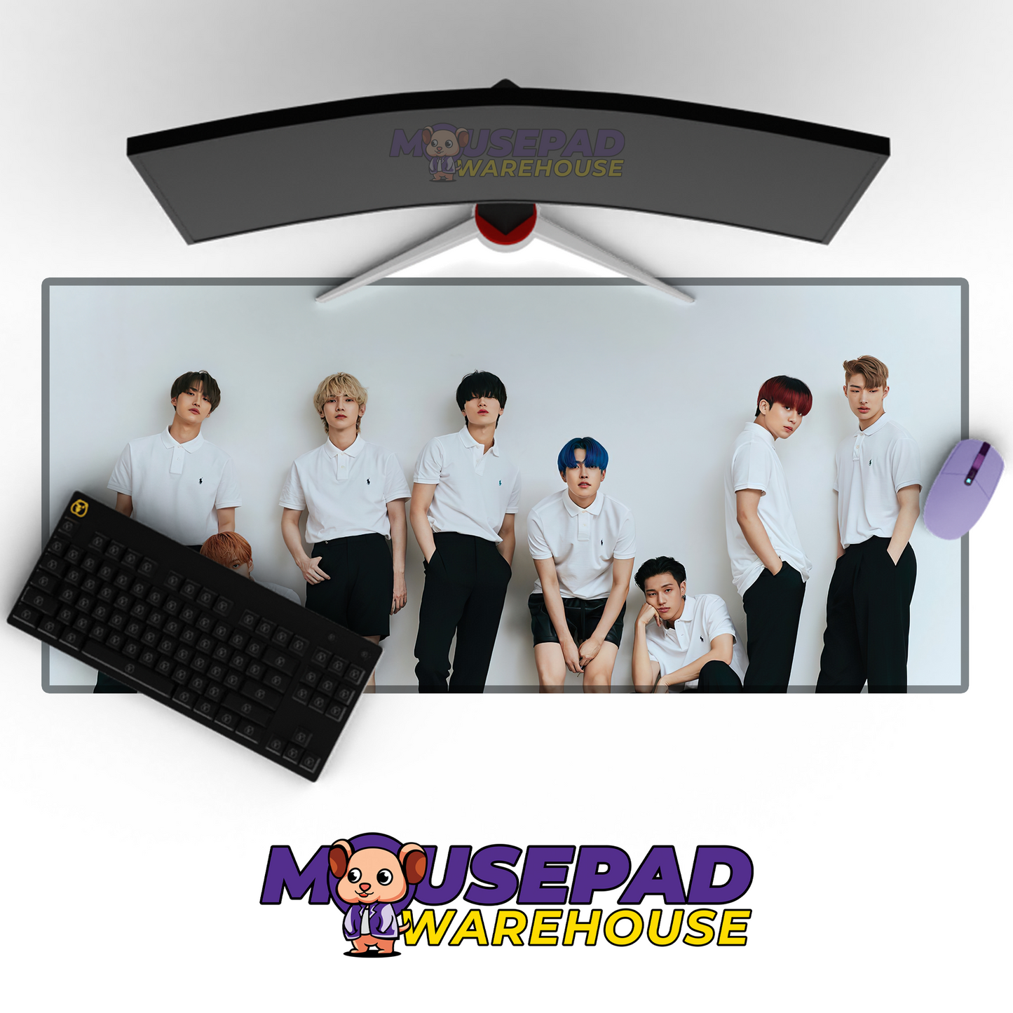 ATEEZ V6 Mousepad Mockup