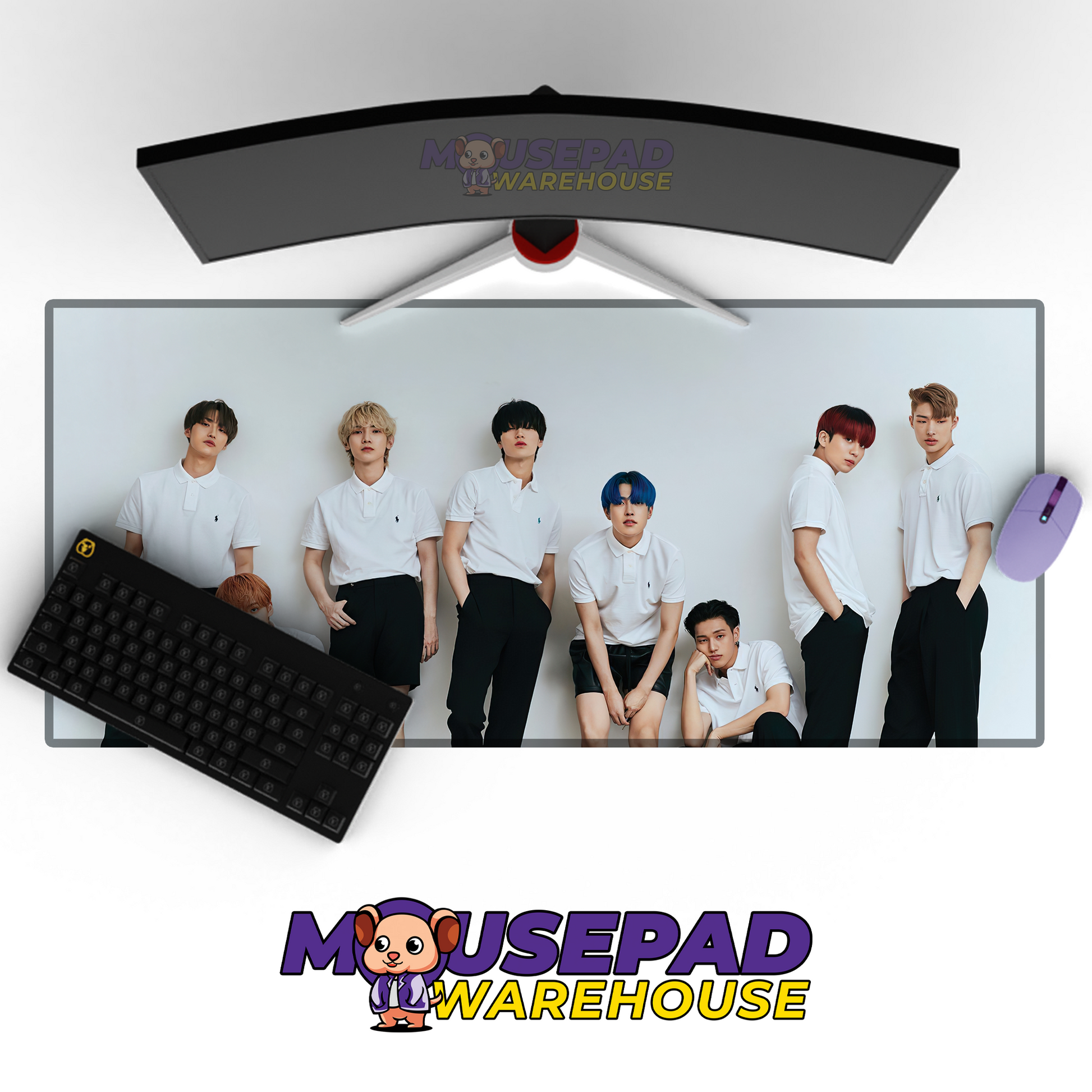 ATEEZ V6 Mousepad Mockup