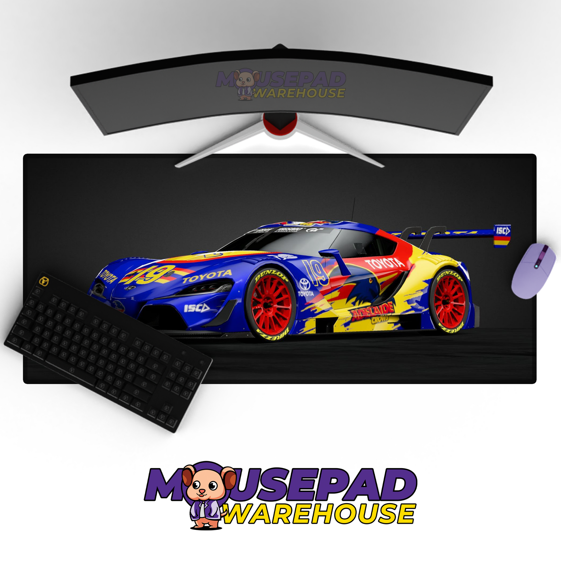 Adelaide Crows V13 Mousepad Deskmat Mockup