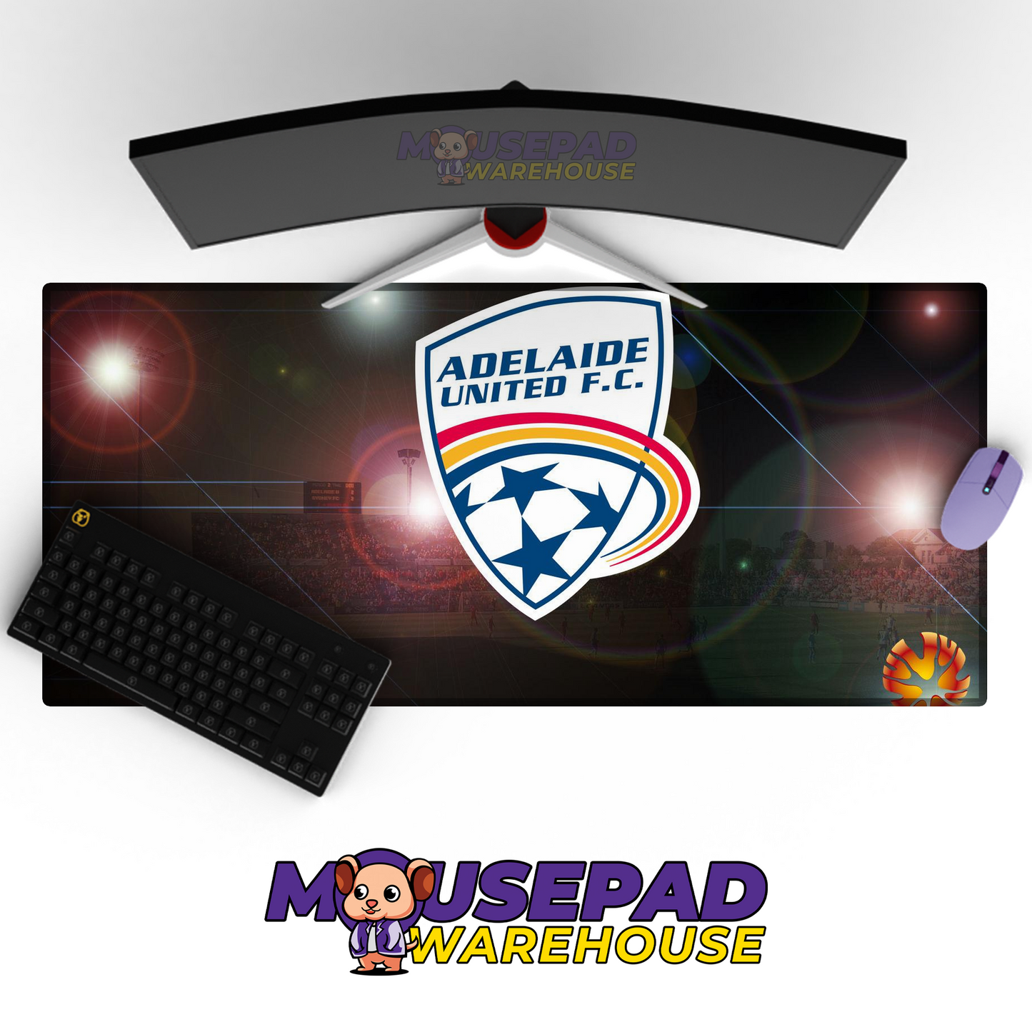 Adelaide Crows V15 Mousepad Deskmat Mockup