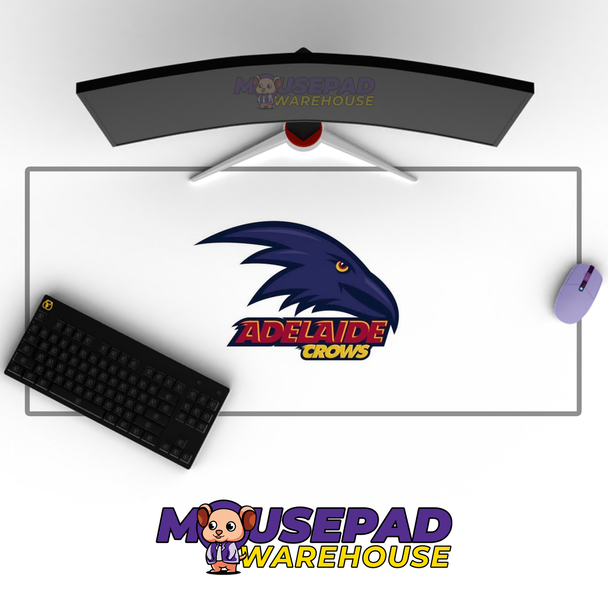 Adelaide Crows V16 Mousepad Deskmat Mockup