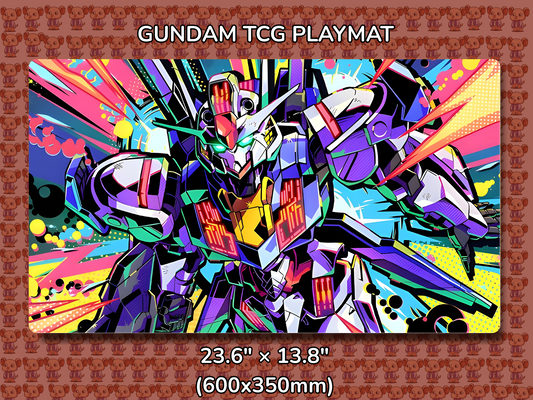 Aerial Beta Alt V2 Gundam TCG Playmat Mockup