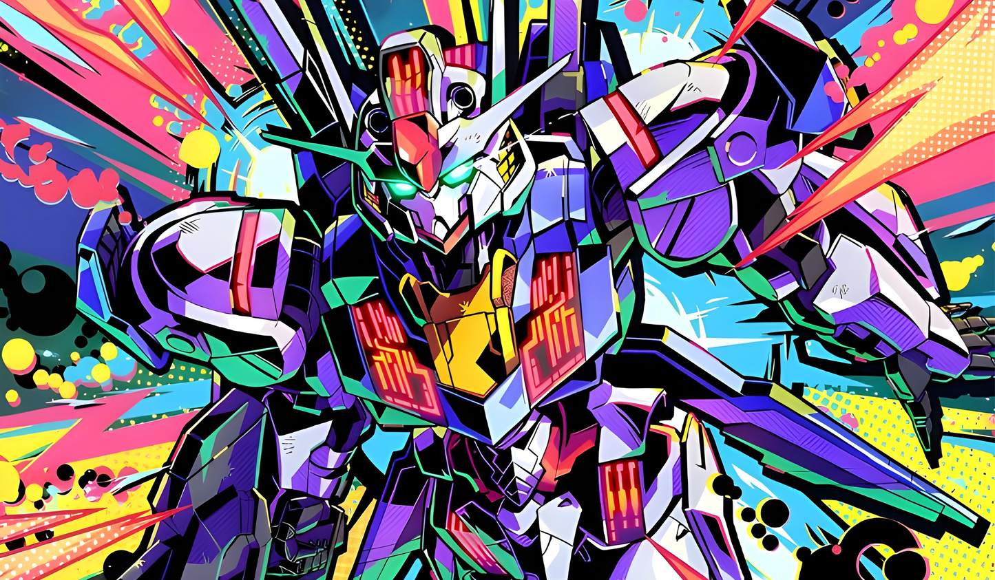 Aerial Beta Alt V2 Gundam TCG Playmat