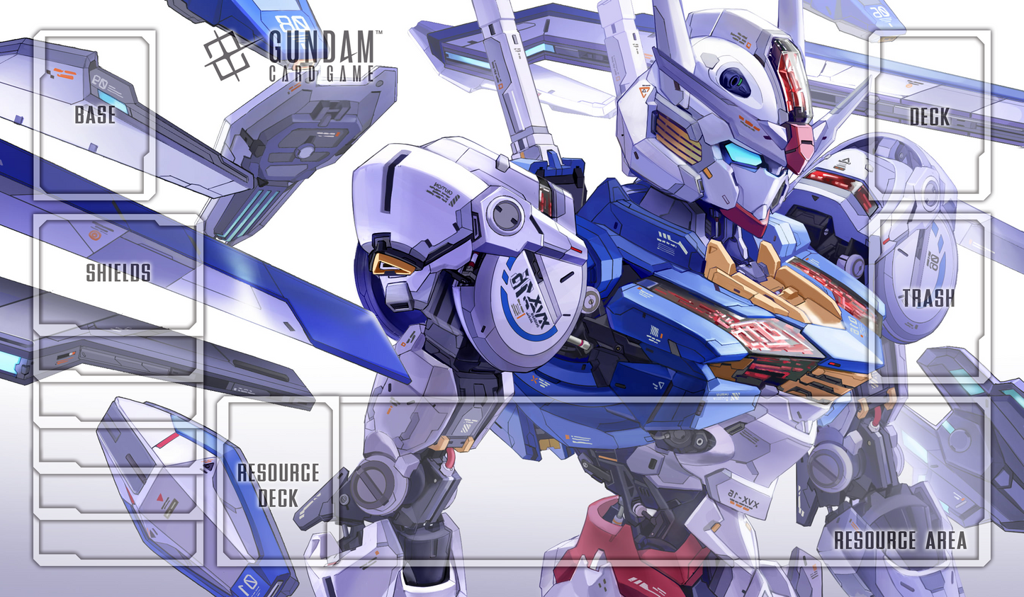 Aerial Bits Gundam TCG Playmat