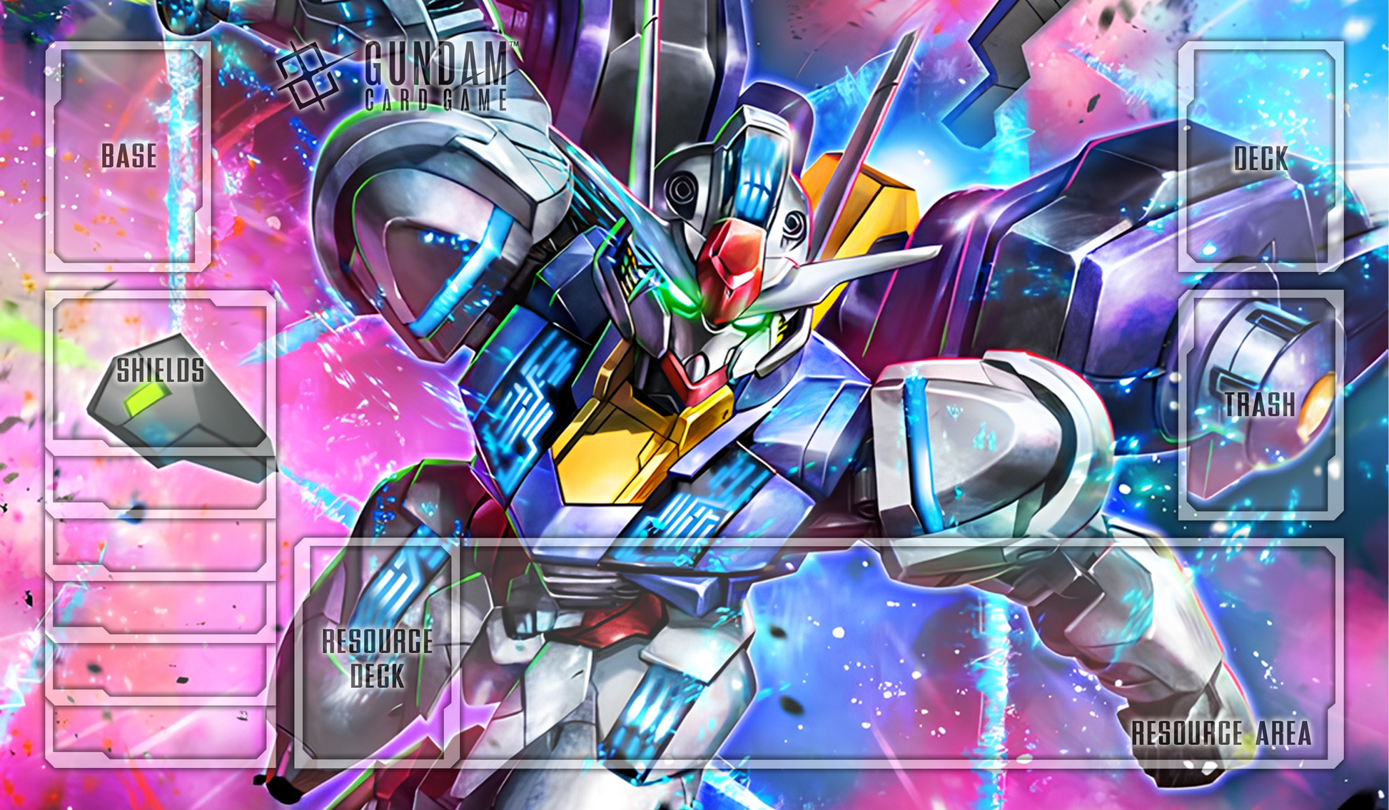 Aerial PS6 Gundam TCG Playmat