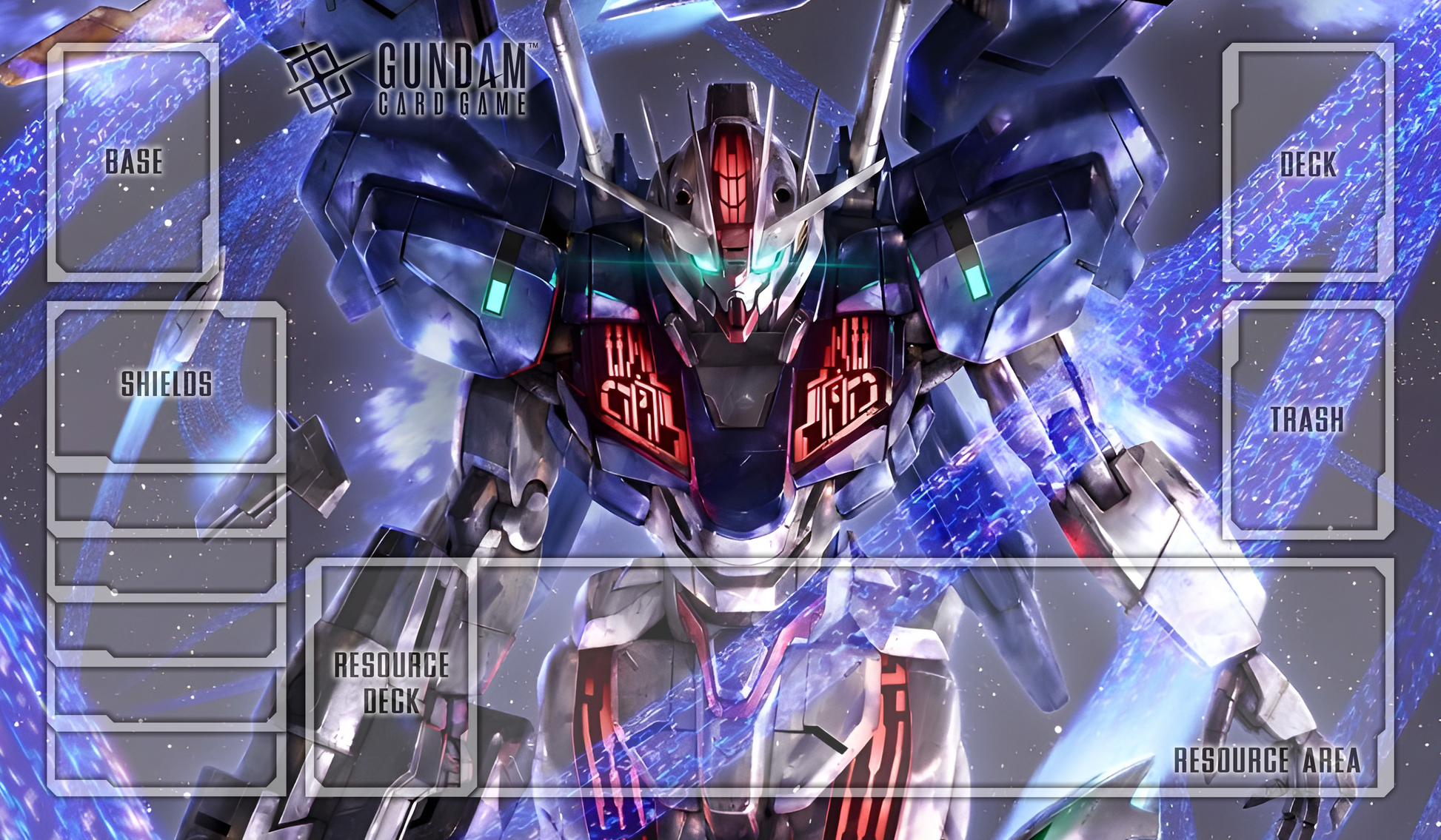 Aerial Rebuild Gundam TCG Playmat