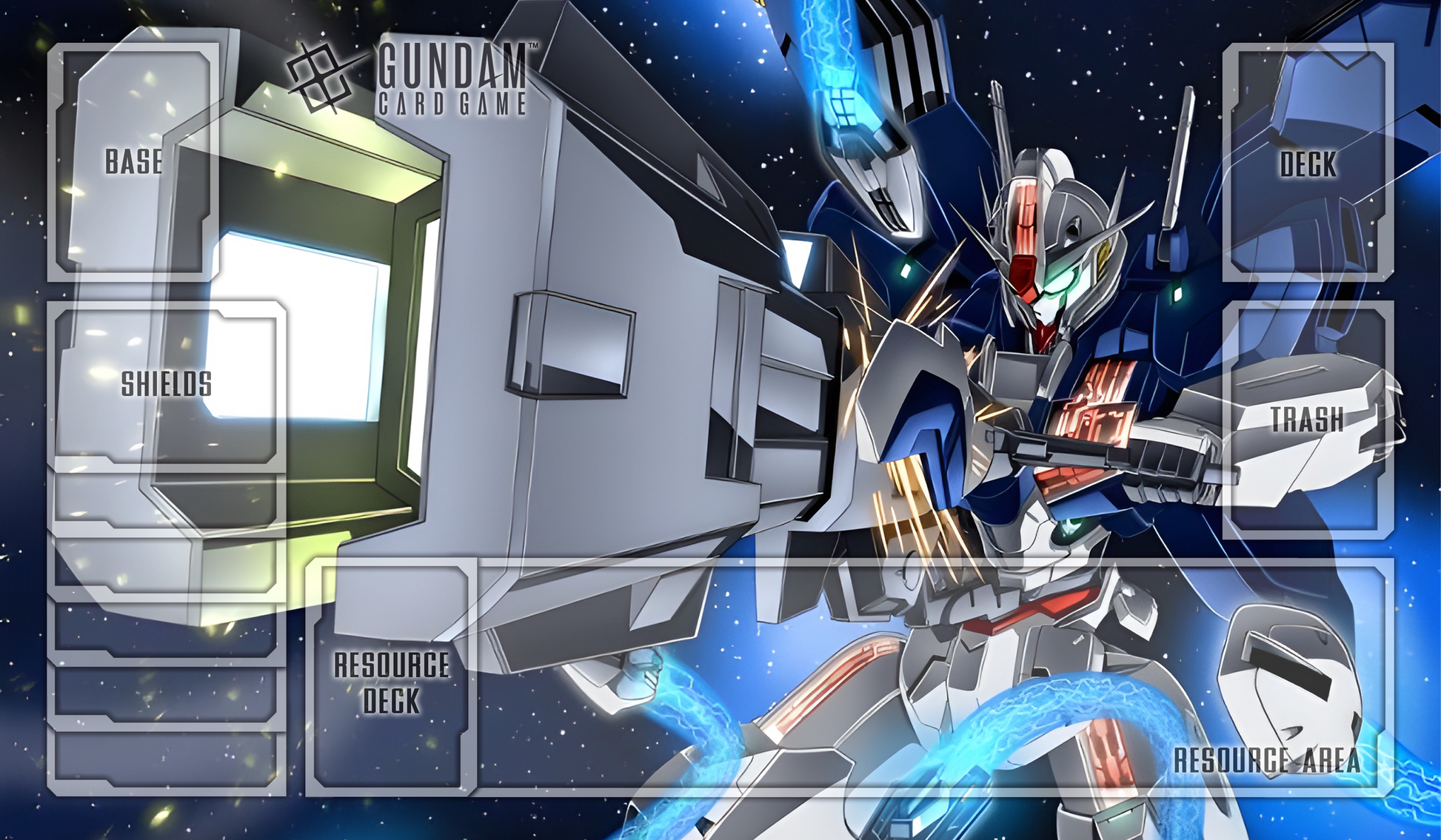 Aerial Rebuild V2 Gundam TCG Playmat