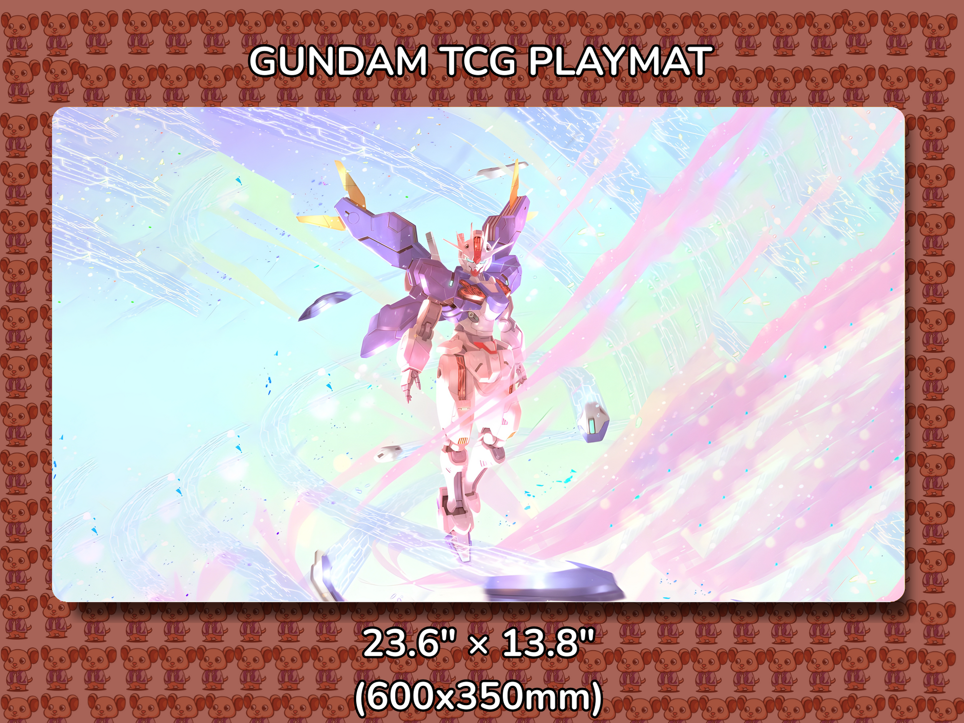 Aerial Rebuild alt No layout Gundam TCG Playmat Mockup