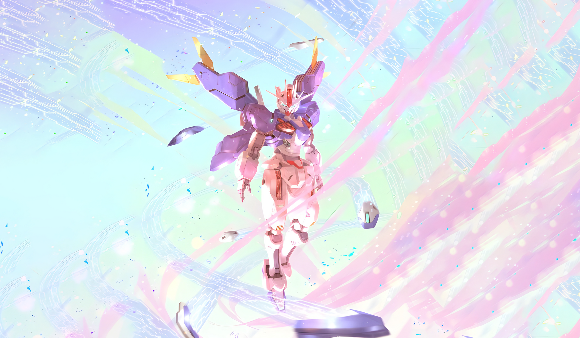 Aerial Rebuild alt No layout Gundam TCG Playmat