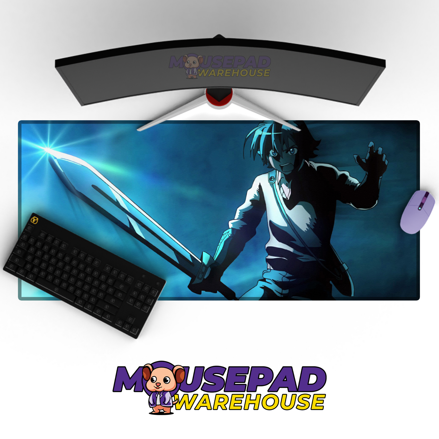 Akame ga Kill V14 Mousepad Deskmat Mockup