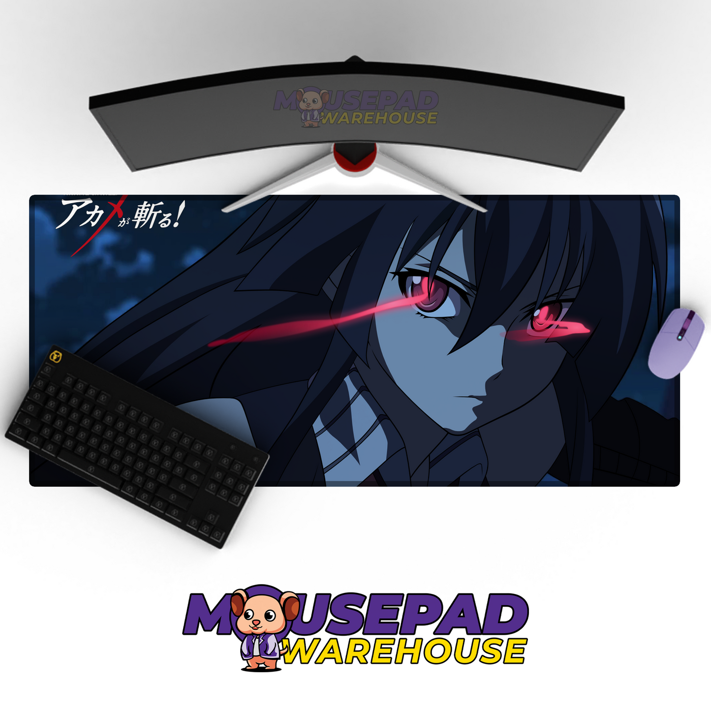 Akame ga Kill V3 Mousepad Deskmat Mockup