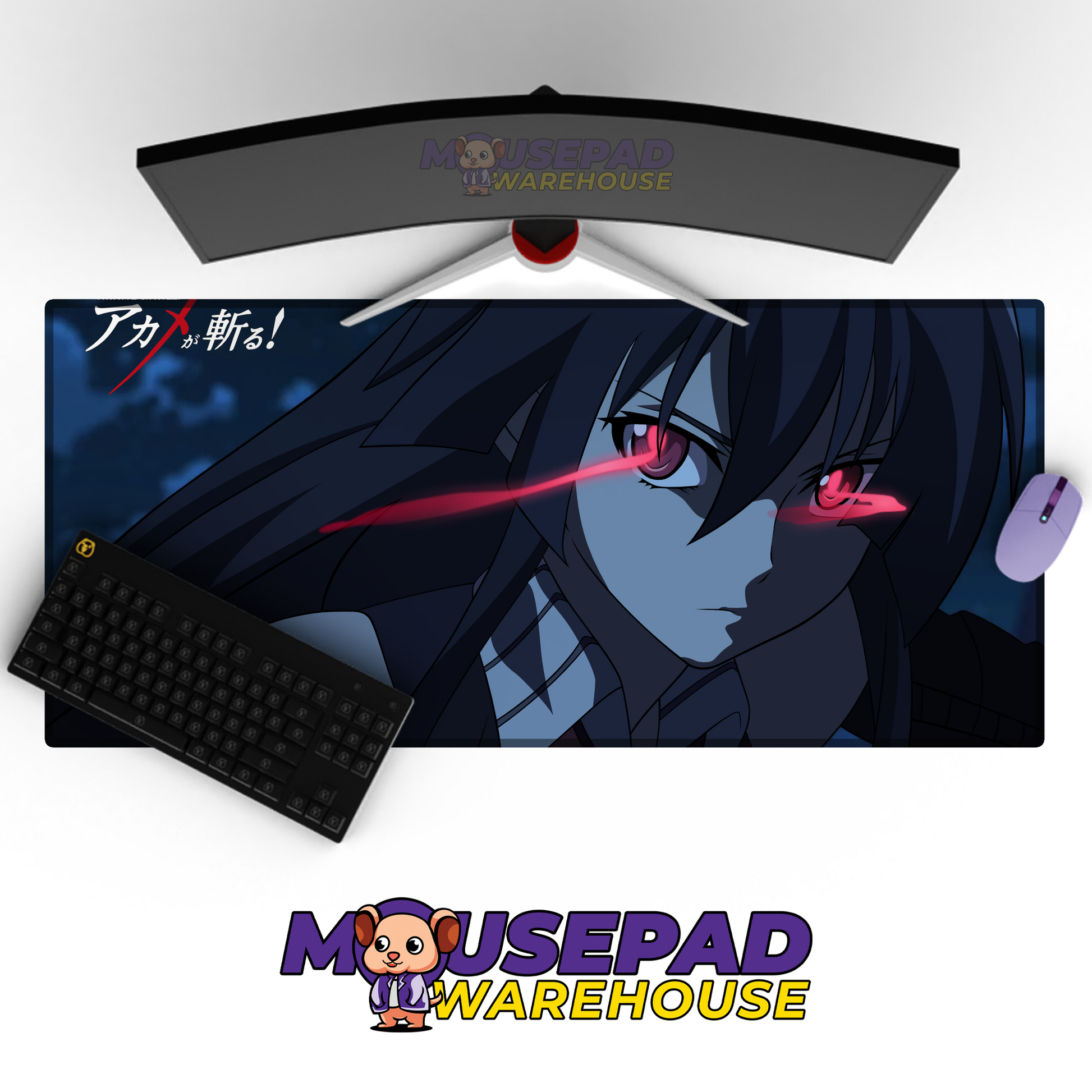 Akame ga Kill V3 Mousepad Deskmat Mockup