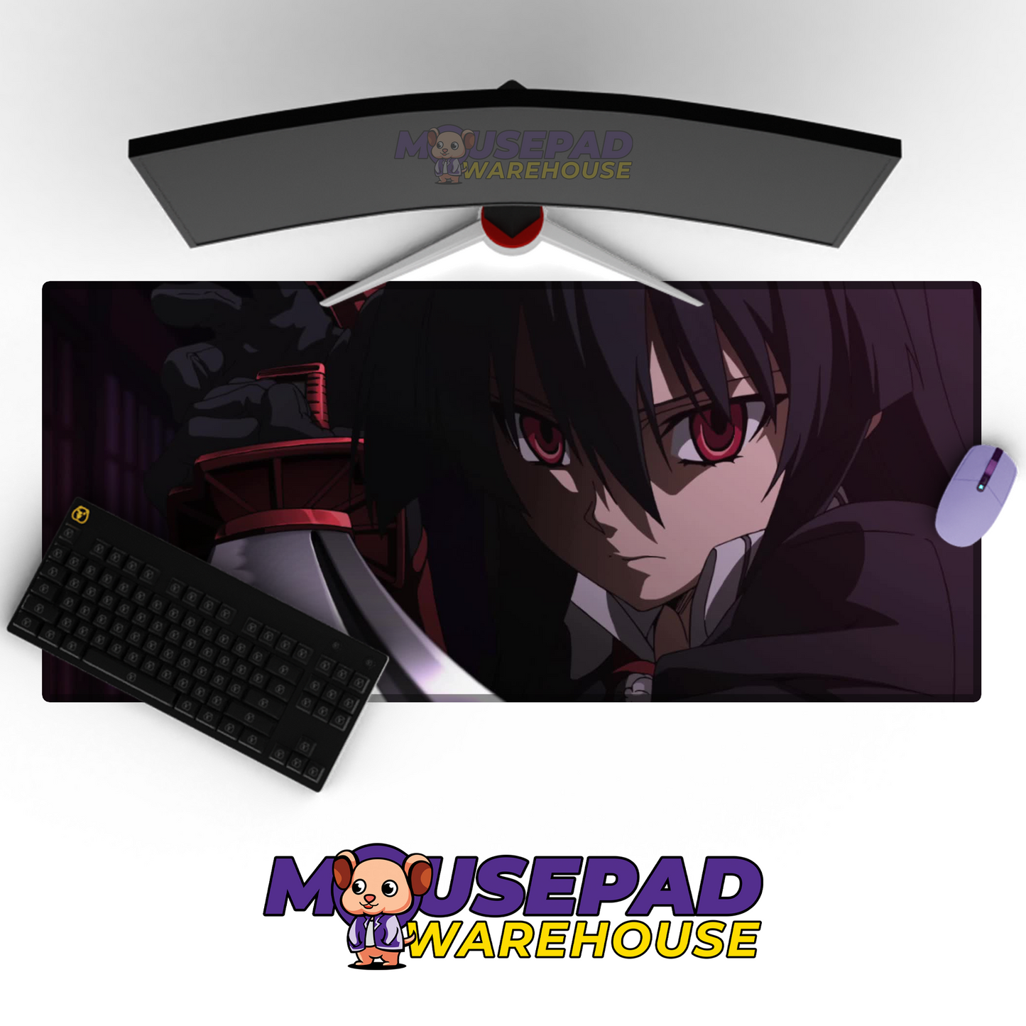 Akame ga Kill V5 Mousepad Deskmat Mockup