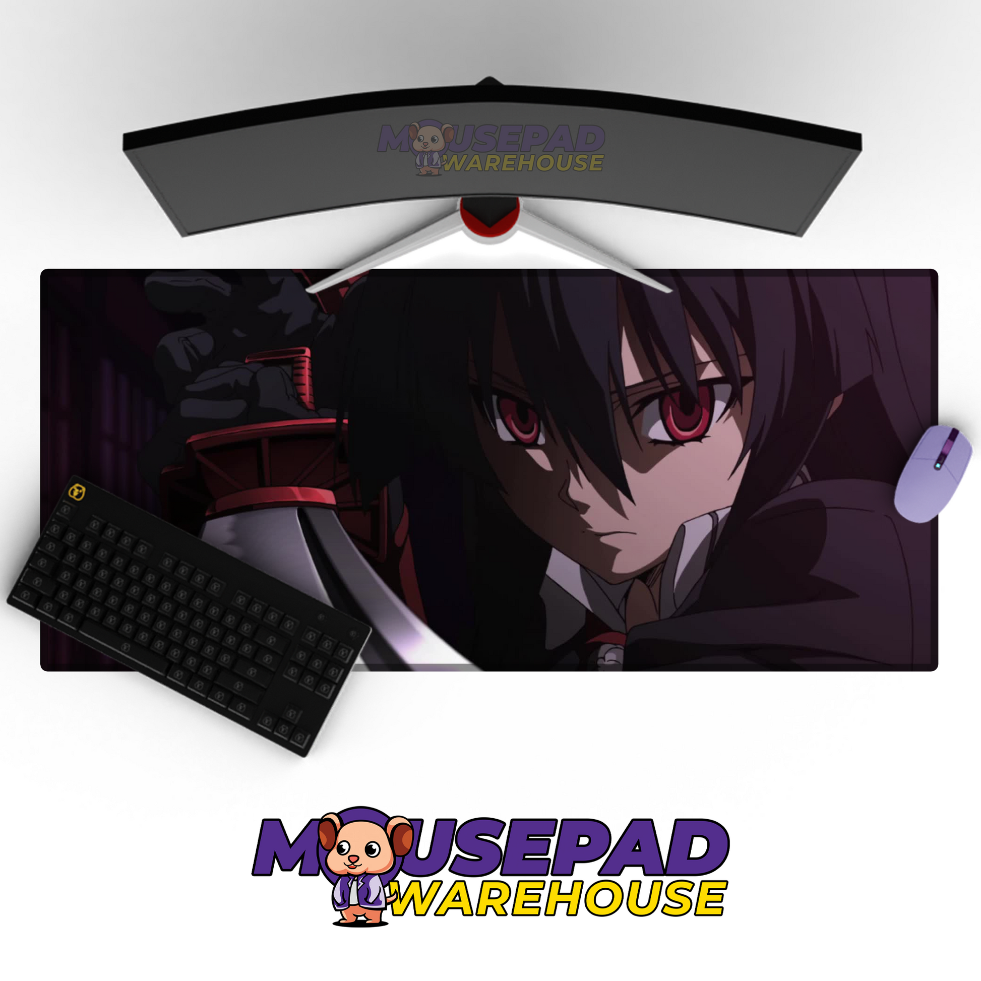 Akame ga Kill V5 Mousepad Deskmat Mockup