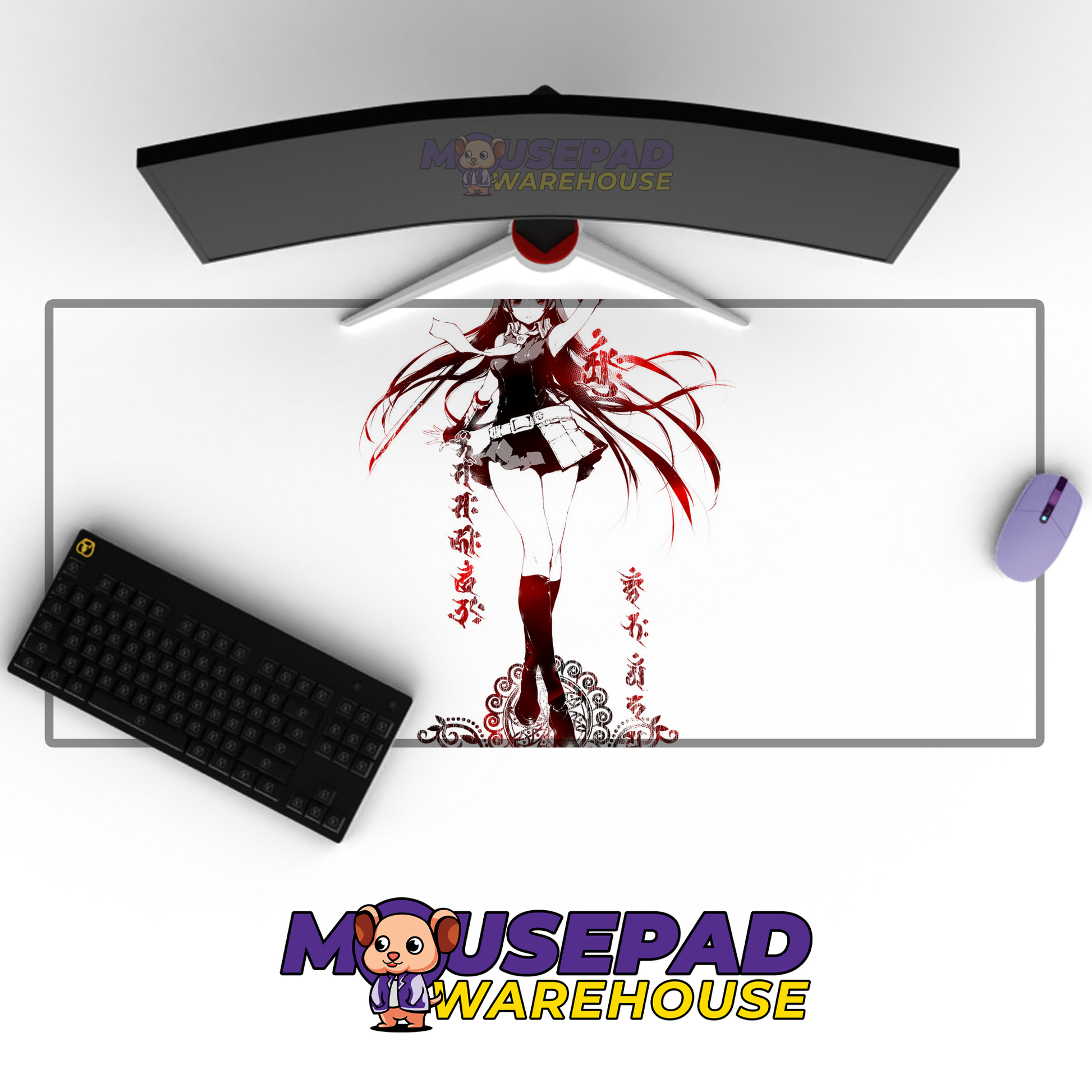 Akame ga Kill V6 Mousepad Deskmat Mockup
