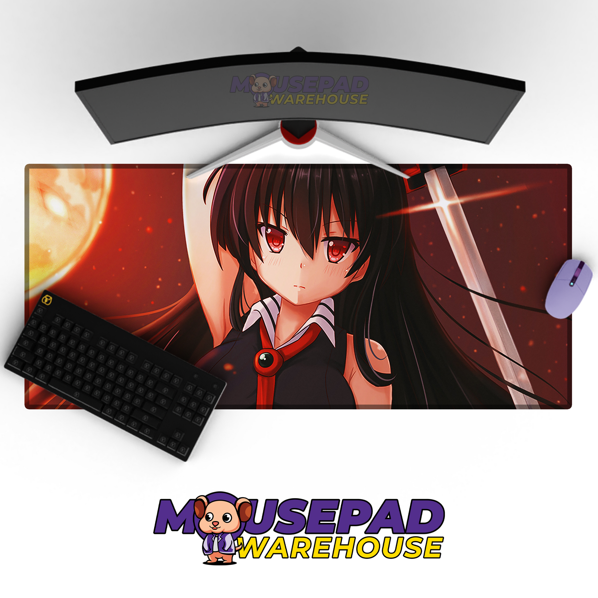 Akame ga Kill V7 Mousepad Deskmat Mockup