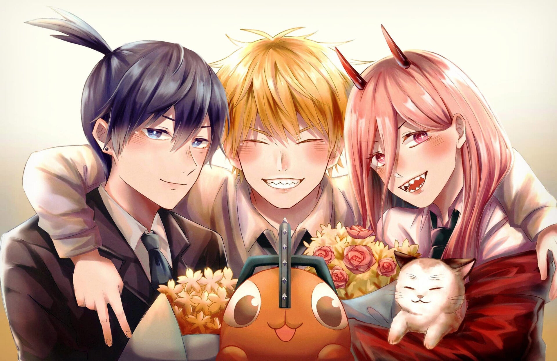 Aki Denji Power Chainsaw Man V6 Mousepad