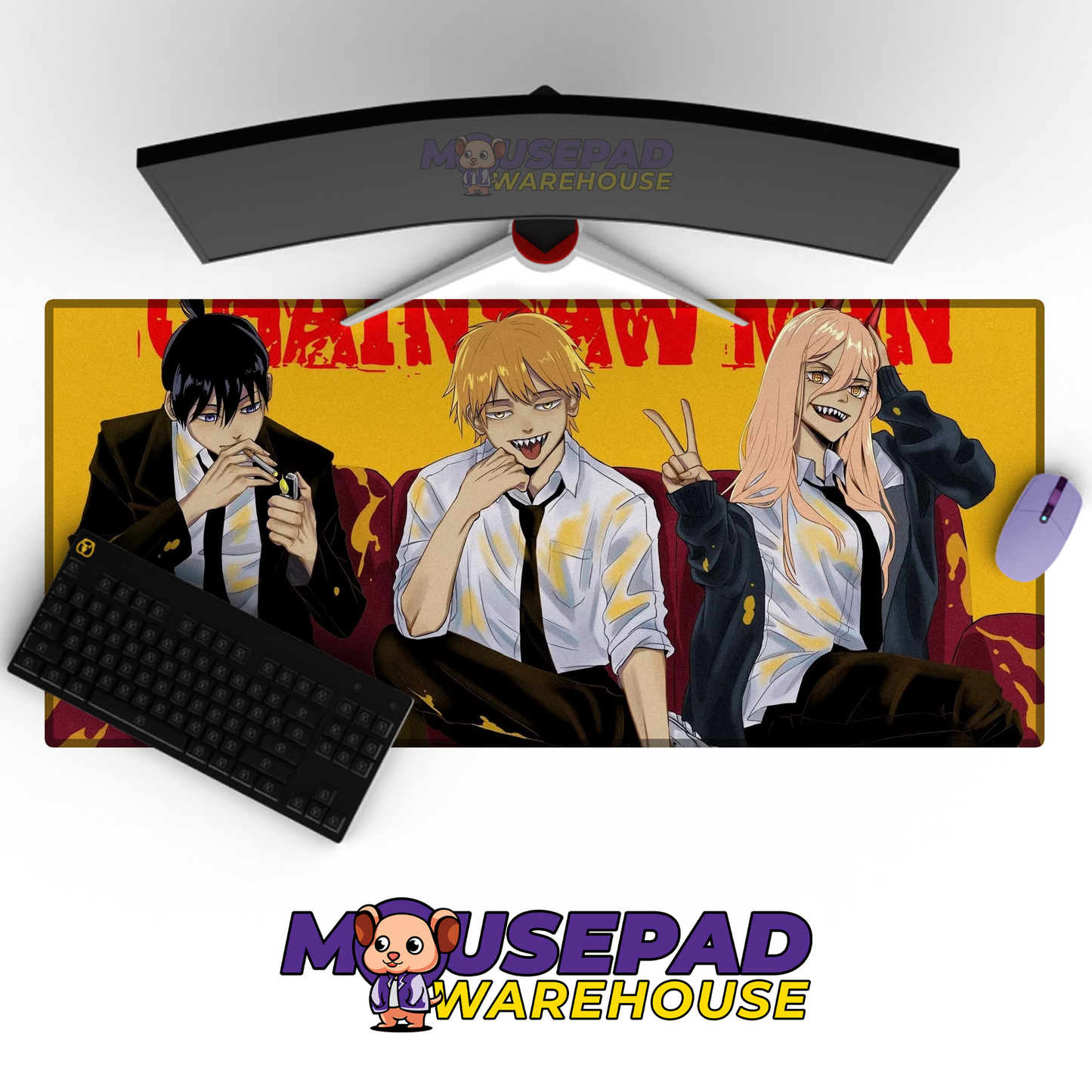 Aki Denjo Power Chainsaw Man V9 Mockup