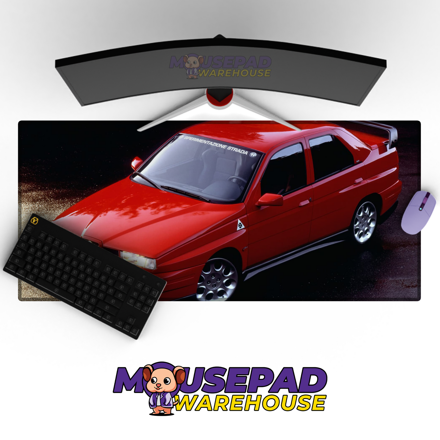 Alfa Romeo 155 Q4 V13 Mousepad Mockup