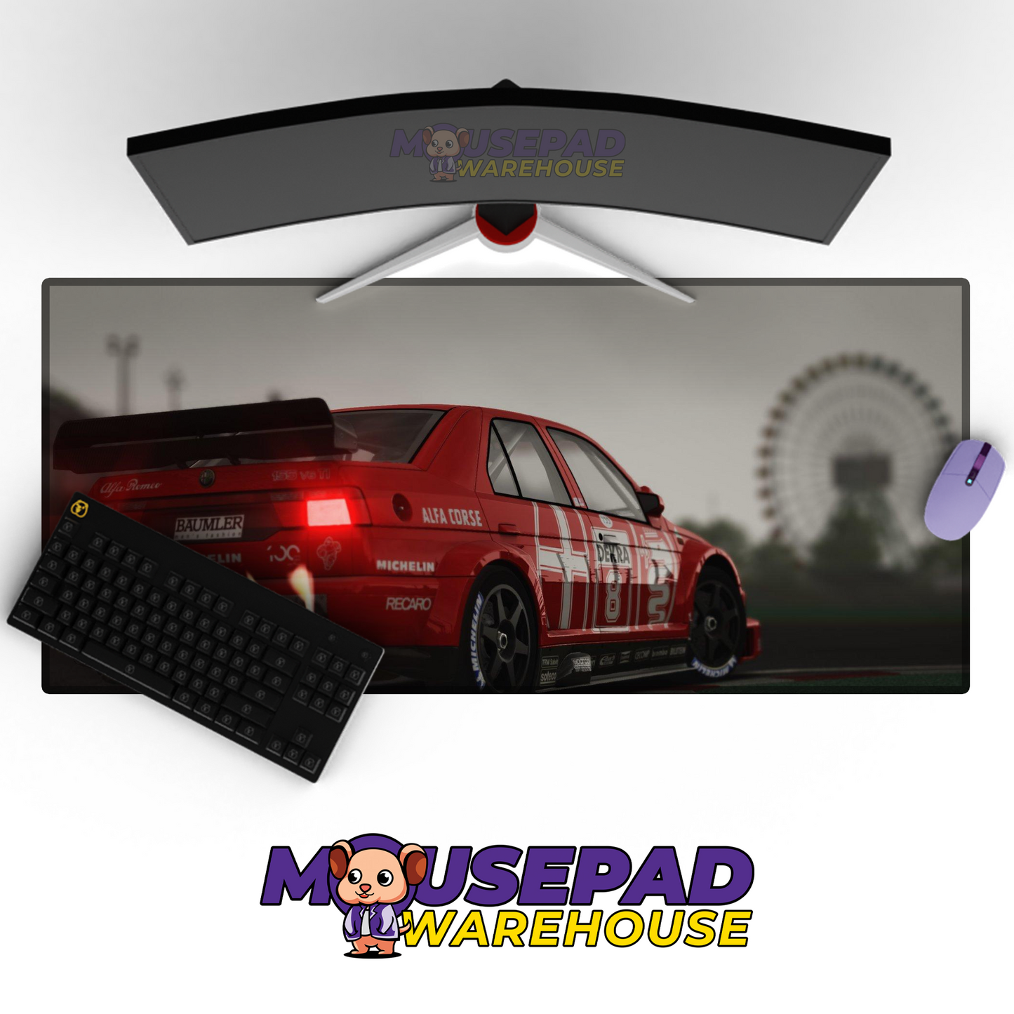 Alfa Romeo 155 Q4 V14 Mousepad Mockup