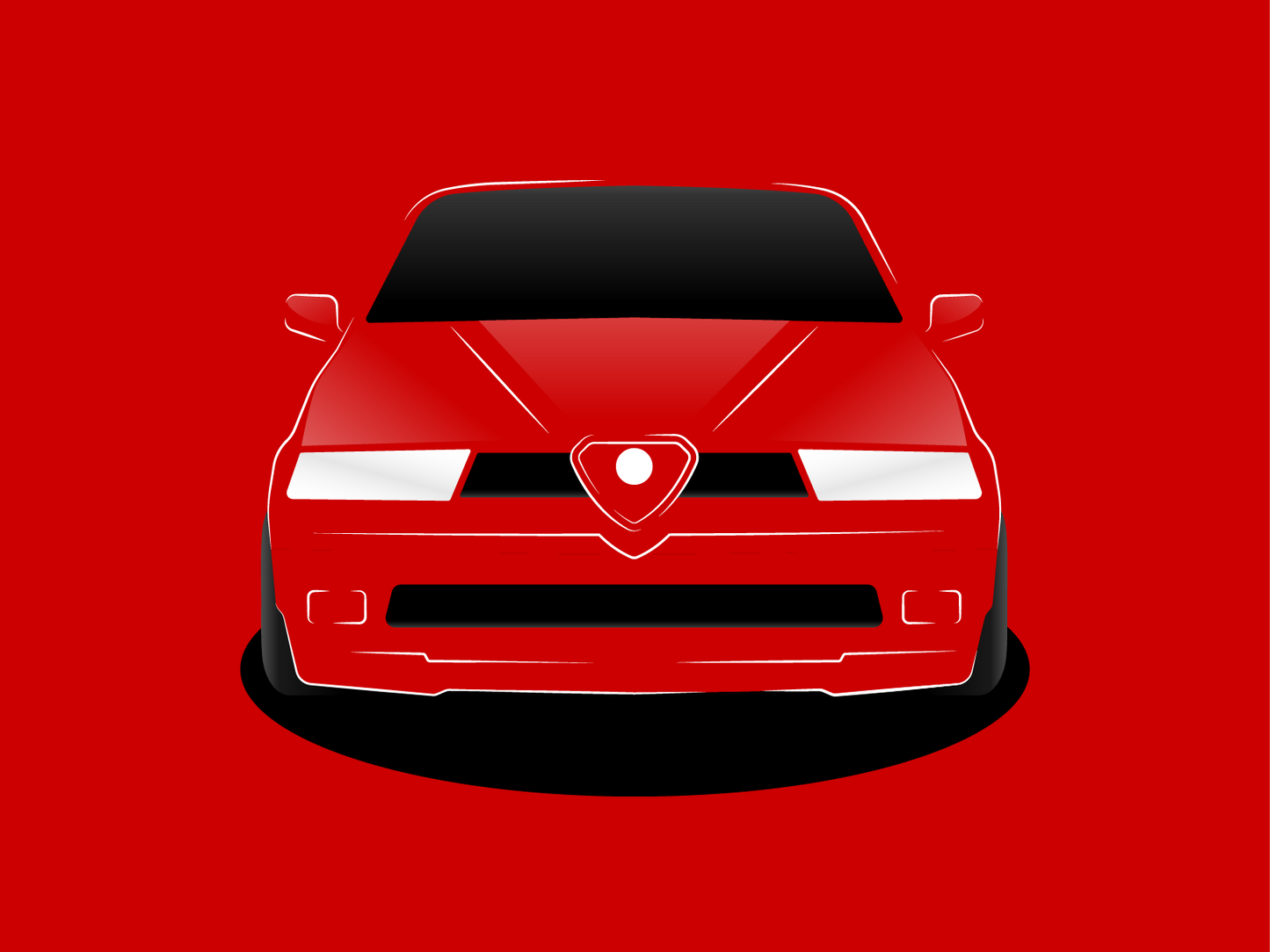 Alfa Romeo 155 Q4 V15 Mousepad