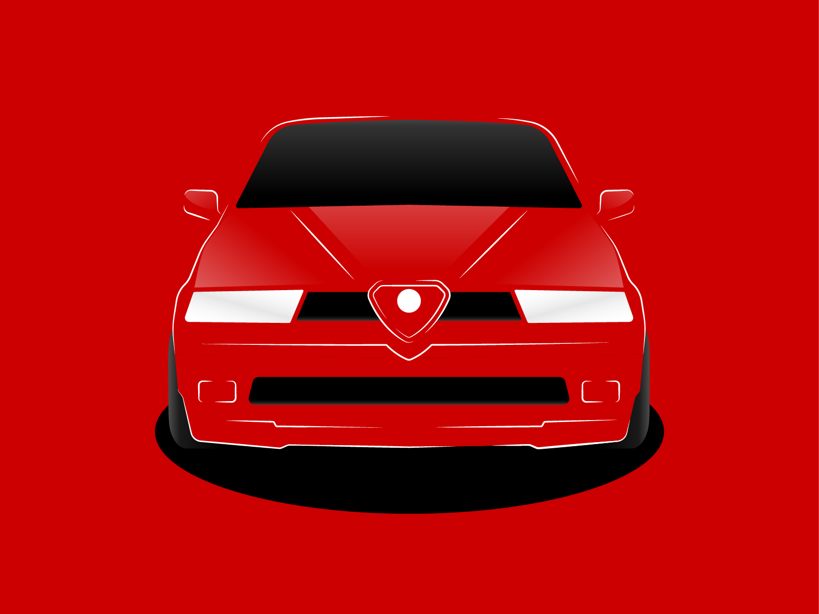 Alfa Romeo 155 Q4 V15 Mousepad