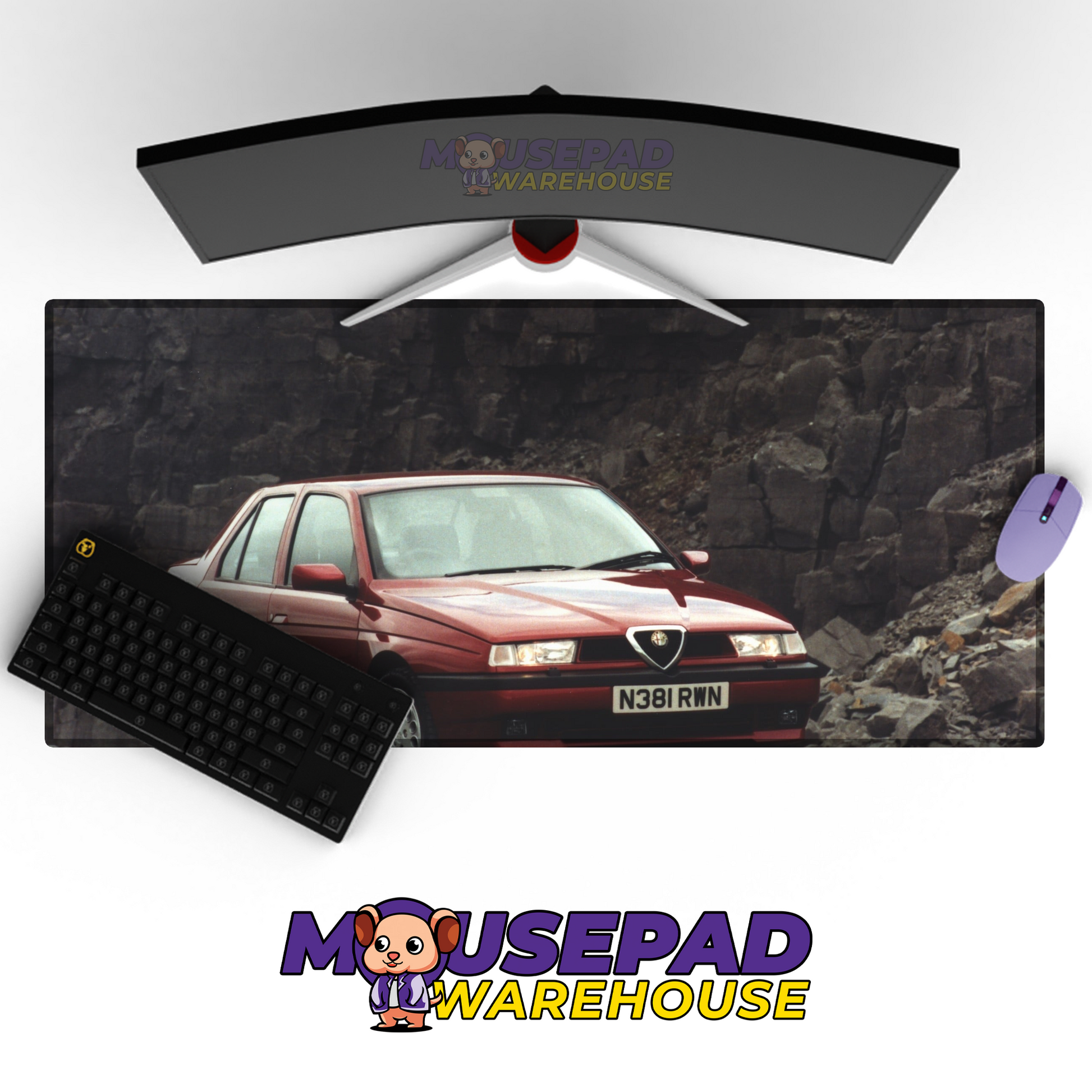 Alfa Romeo 155 Q4 V17 Mousepad Mockup