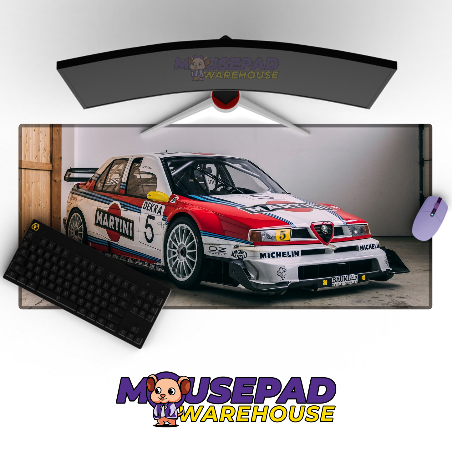 Alfa Romeo 155 Q4 V18 Mousepad Mockup