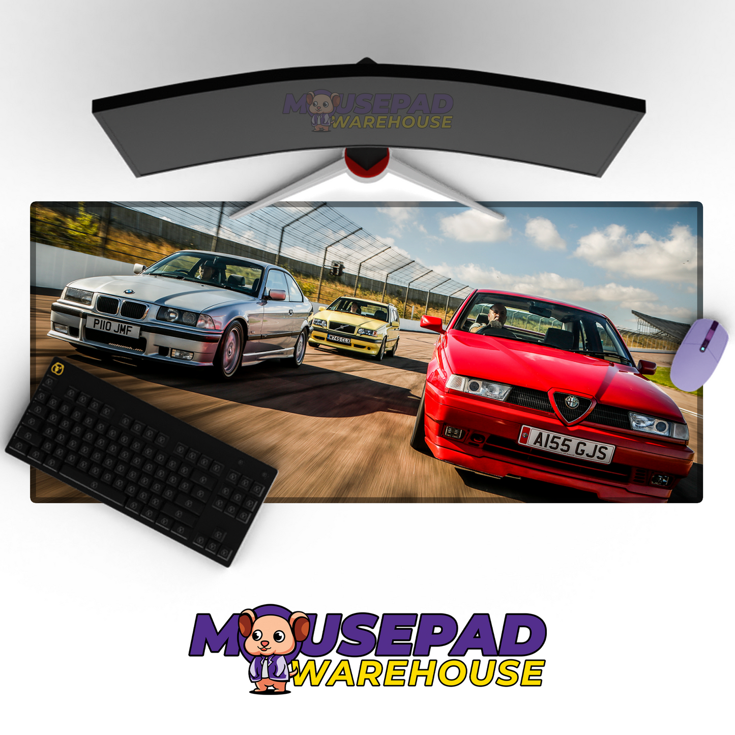 Alfa Romeo 155 Q4 V1 Mousepad Mockup