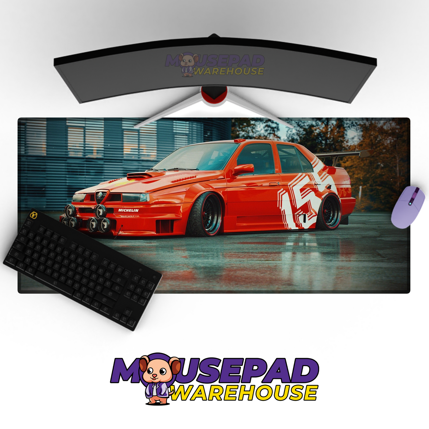 Alfa Romeo 155 Q4 V2 Mousepad Mockup