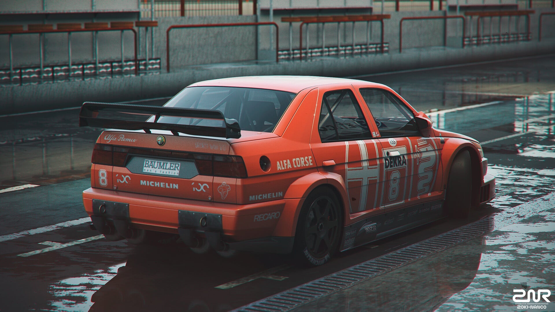 Alfa Romeo 155 Q4 V3 Mousepad