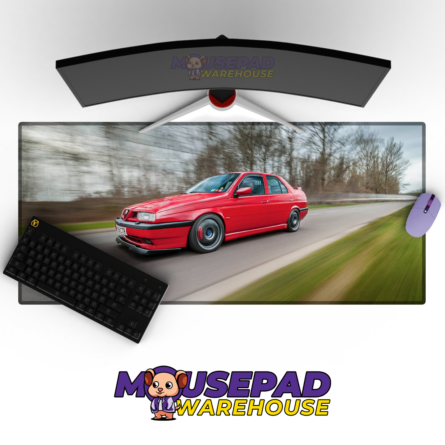 Alfa Romeo 155 Q4 V7 Mousepad Mockup