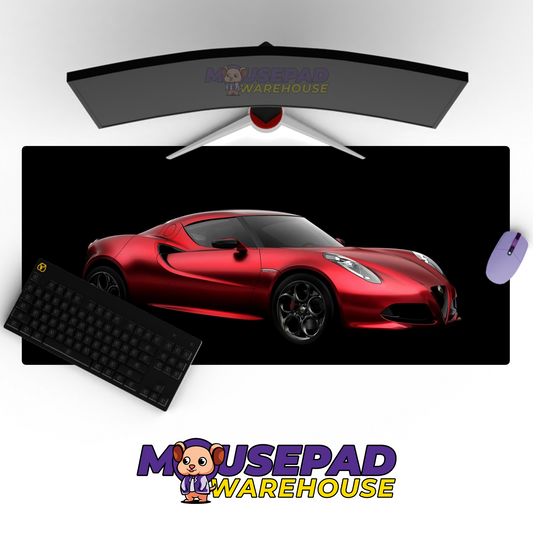 Alfa Romeo 4C V12 Mousepad Mockup