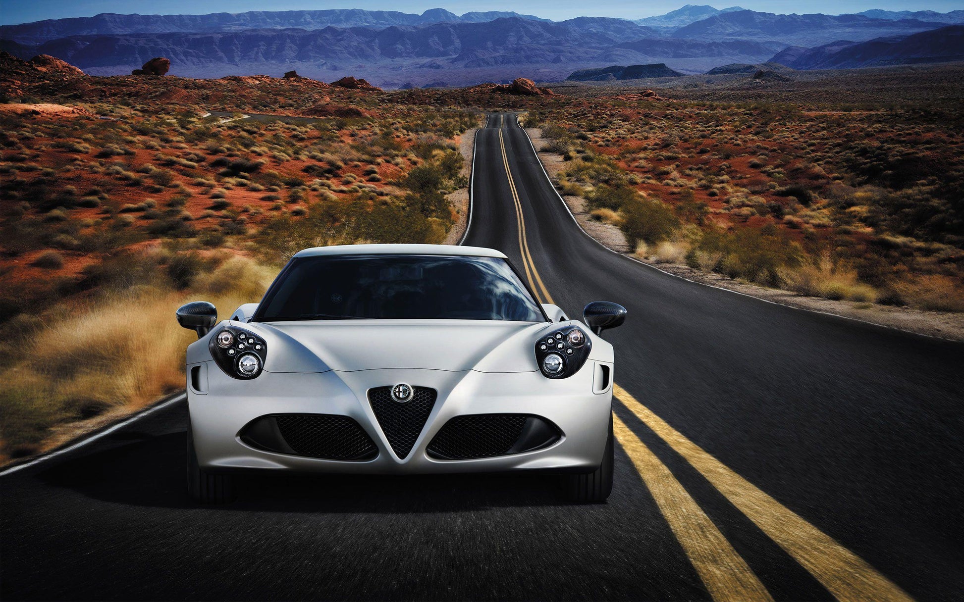 Alfa Romeo 4C V14 Mousepad